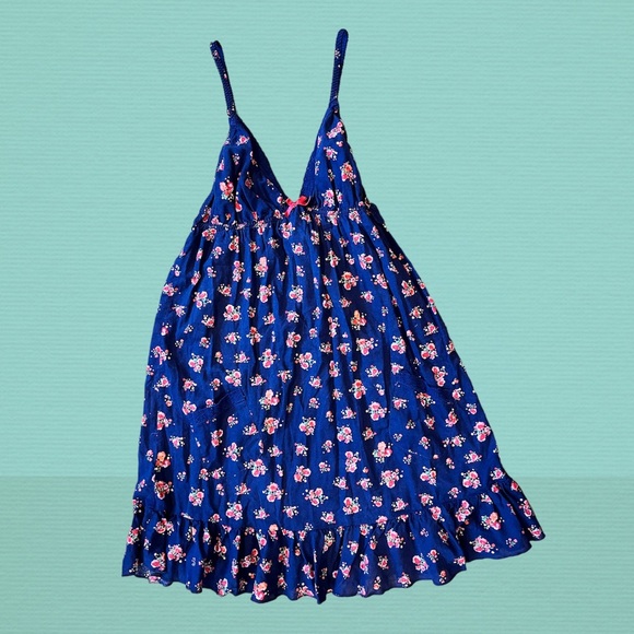 Xhilaration Floral Print Pocket Nightgown Size Medium - Picture 1 of 5